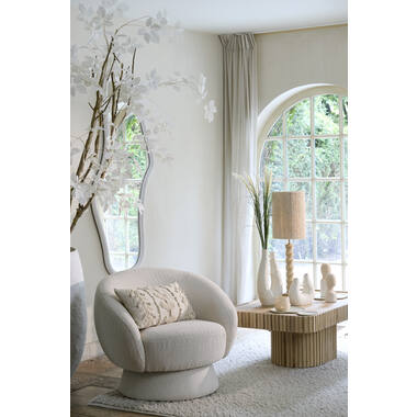 KIOTO Couchtisch Mangoholz 120×70×42 cm, rechteckig, naturell, stabil