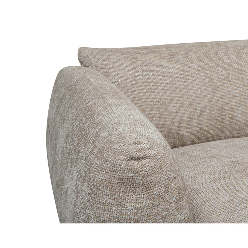 Amsterdam 2,5-Sitzer + Ottoman - Latte