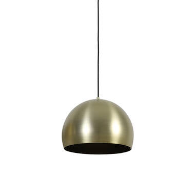 JAICEY 3‑flammige Hängeleuchte mattgold 120 cm, 45 cm Schirme, höhenverstellbar