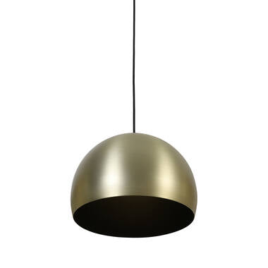 JAICEY 3‑flammige Hängeleuchte mattgold 120 cm, 45 cm Schirme, höhenverstellbar