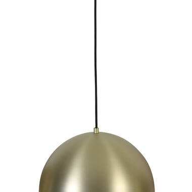 JAICEY 3‑flammige Hängeleuchte mattgold 120 cm, 45 cm Schirme, höhenverstellbar