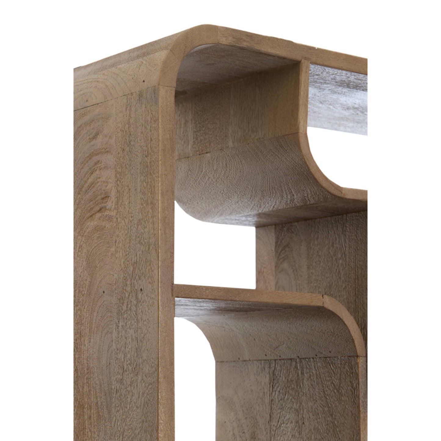 Standregal LABARE 100 x 30 x 200 cm grau-dunkelbraun robust