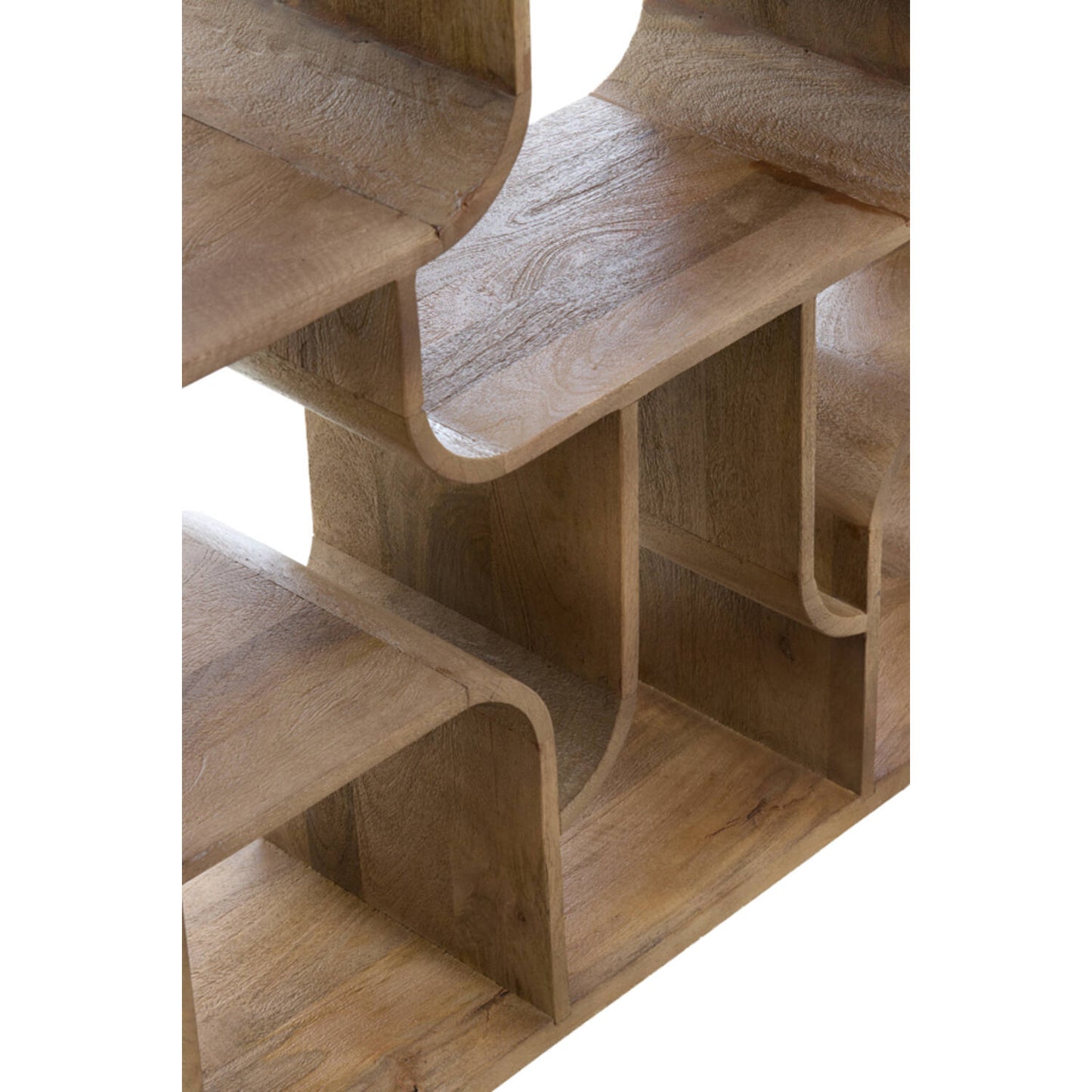 Standregal LABARE 100 x 30 x 200 cm grau-dunkelbraun robust