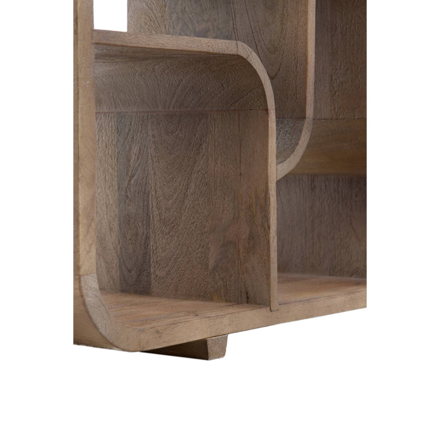 Standregal LABARE 100 x 30 x 200 cm grau-dunkelbraun robust