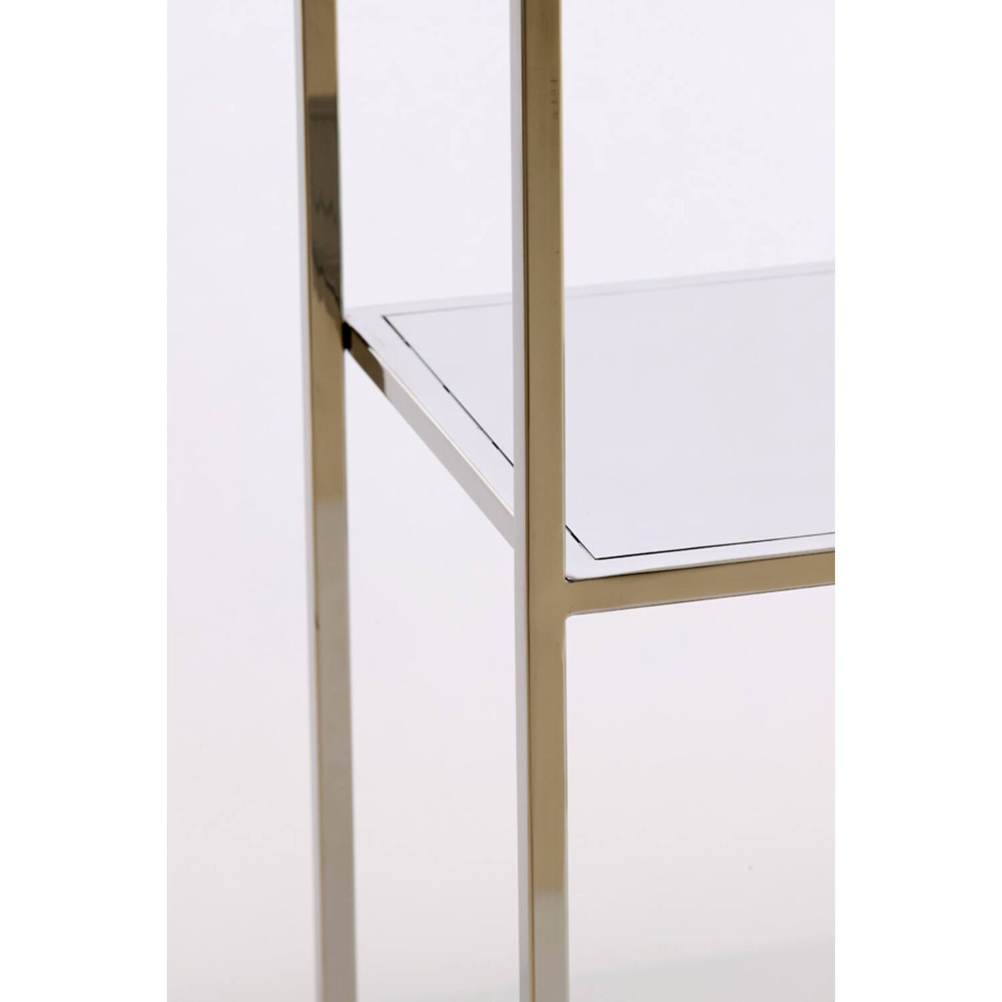 Standregal REZINA Nickel 100x30x205 cm Metall Regal modern