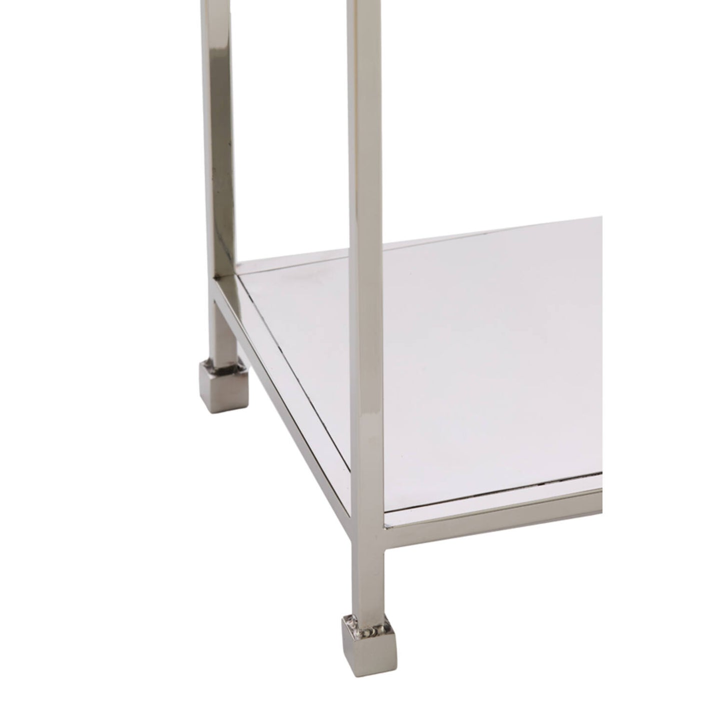 Standregal REZINA Nickel 100x30x205 cm Metall Regal modern