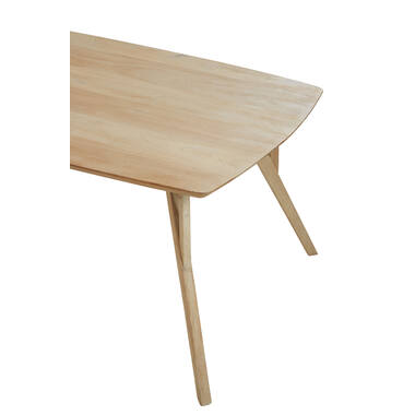 Esstisch QUENZA 200x100x76 cm Mangoholz naturell massiv rechteckig modern