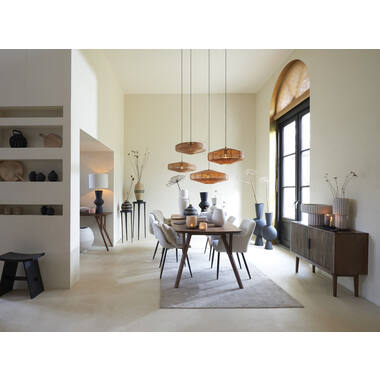 Esstisch QUENZA Akazienholz 220x100 cm braun, massiv, rechteckig