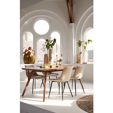 Esstisch QUENZA Akazienholz 220x100 cm braun, massiv, rechteckig