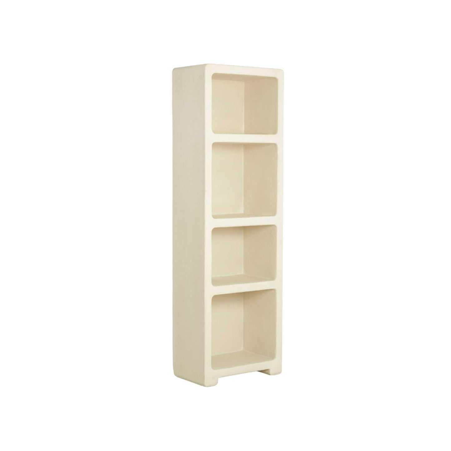 NALUNO Hochschrank Beige 60×35×190 cm Holz Regal Schrank