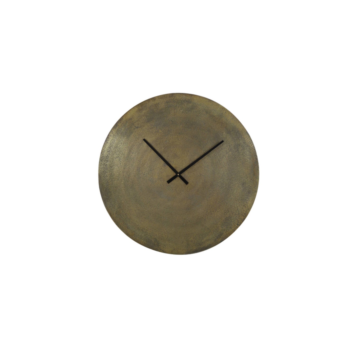 Wanduhr LICOLA Ø59 cm Antik-Bronze Metall schlicht modern