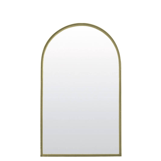 FERES großer Bogen-Spiegel 90 x 5 x 150 cm Altbronze