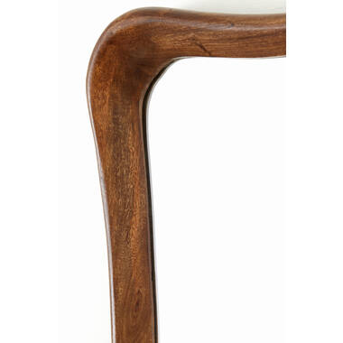 ALAMOS Vollkörper-Spiegel mit massivem Holzrahmen rotbraun 68x6x160 cm