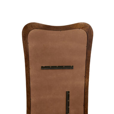 ALAMOS Vollkörper-Spiegel mit massivem Holzrahmen rotbraun 68x6x160 cm