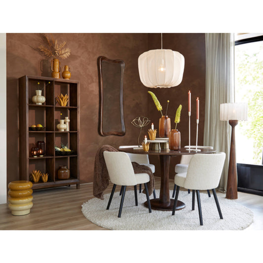 ALAMOS Vollkörper-Spiegel mit massivem Holzrahmen rotbraun 68x6x160 cm