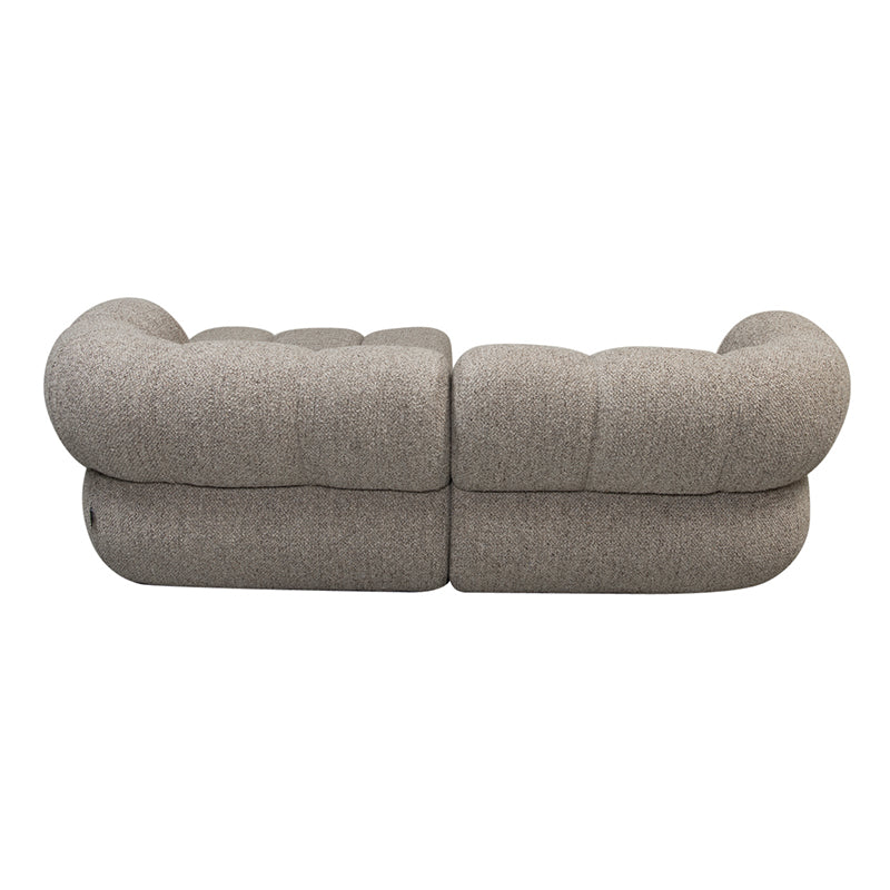 New York 2,5-Sitzer-Sofa - Longchair rechts - Sand Boucle
