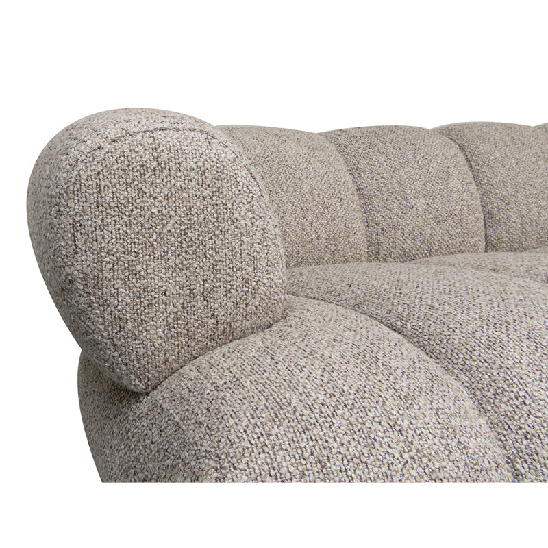 New York 4-Sitzer (Rechts Lounge) Sand Boucle