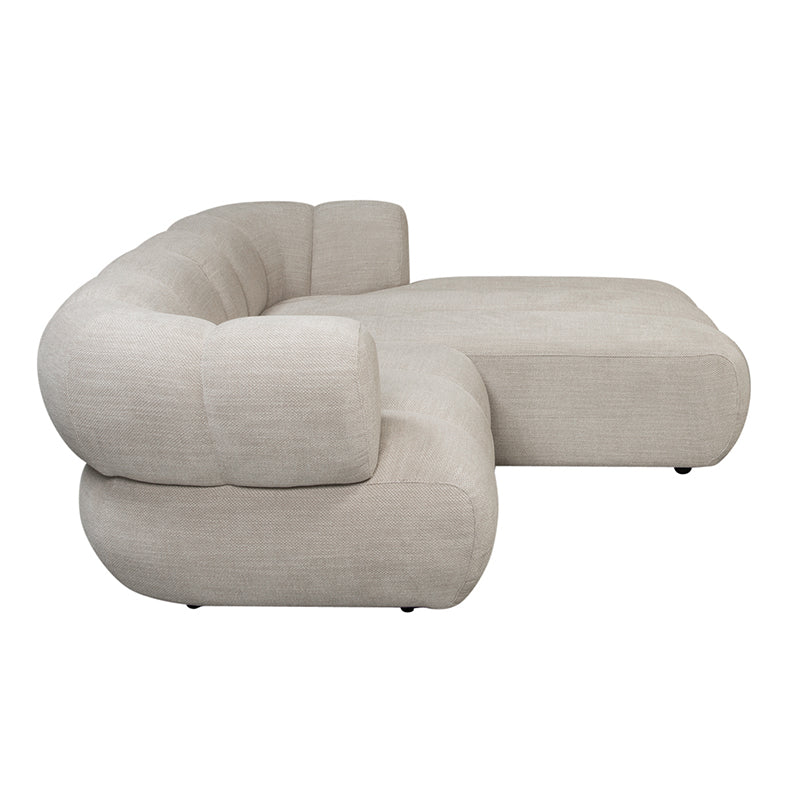 New York 2,5-Sitzer-Sofa - Longchair rechts - Beige