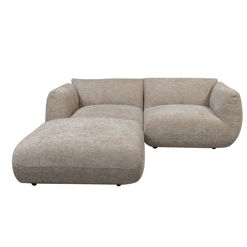 Amsterdam 2,5-Sitzer + Ottoman - Latte