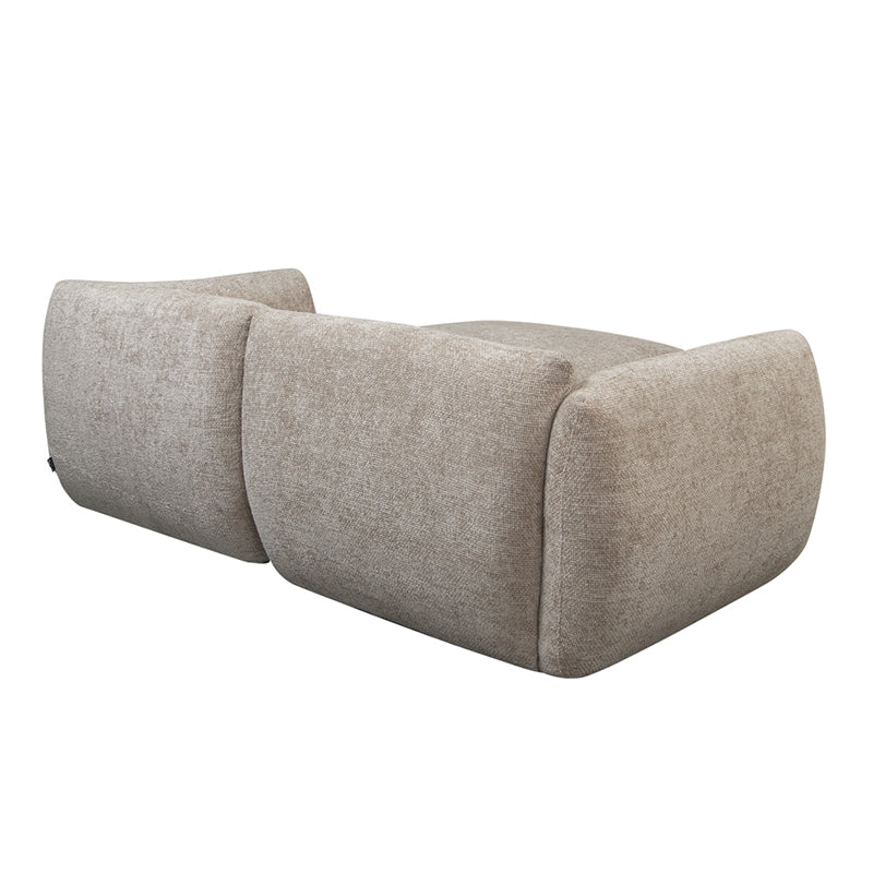 Amsterdam 2,5-Sitzer + Ottoman - Latte