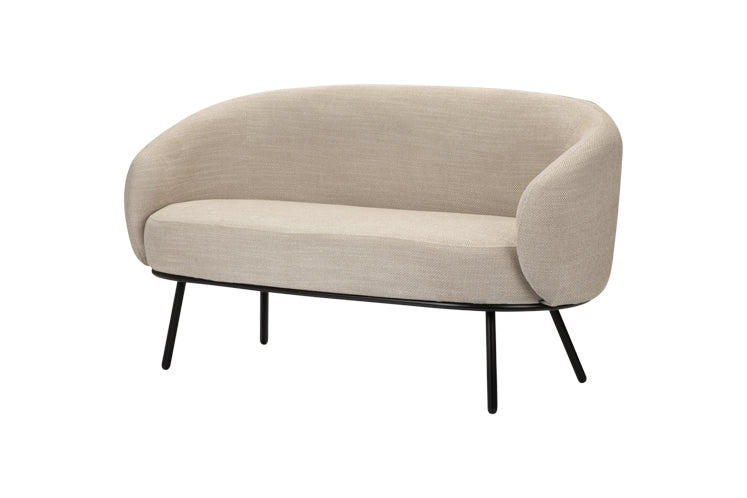 Mars Zweisitzer Sofa Beige